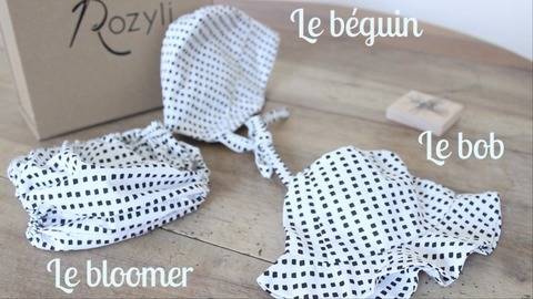 Cours-projet - Coudre un bloomer, un bob et un béguin