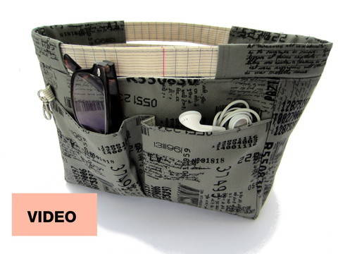 Cours-projet - Apprenez à coudre l'organisateur de sac