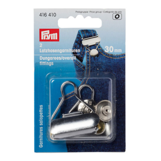 Verschluss 15 mm blau Kst. Bikini