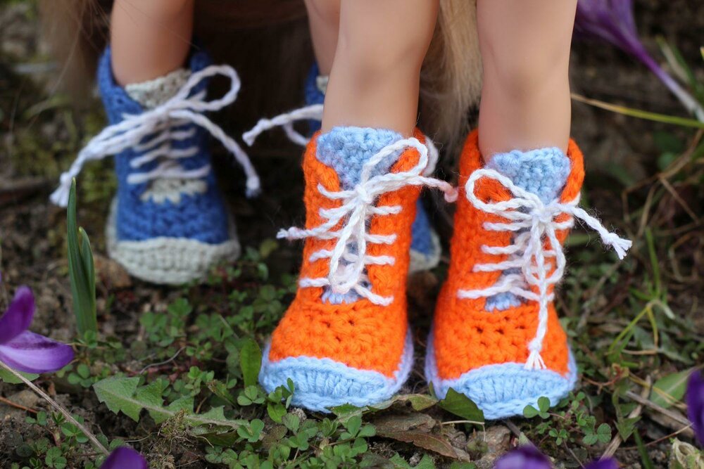 Dolls Boots Crochet Pattern