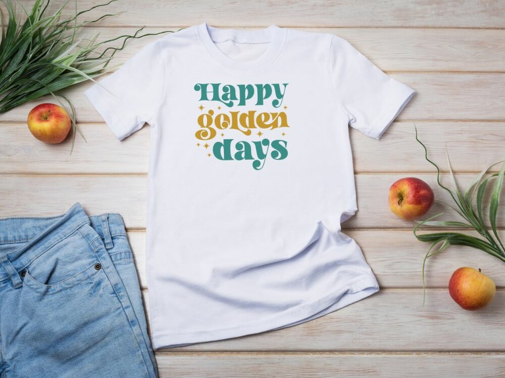 Happy golden days  Sublimation Cutting File svg dfx