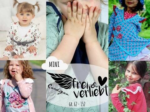 eBook "frei&verlieb CARDIGAN - MINI" - Gr. 62/68 - 146/152