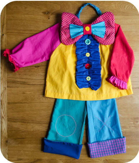 Pantalon de petit clown - tuto couture
