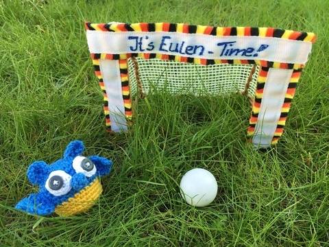 gehäkelte Fußballeule Ukraine| It's Eulen-Time