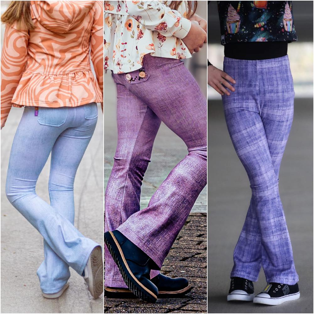 Ausgestellte Leggings *Knus Schlaghose inkl. Beamerdatei