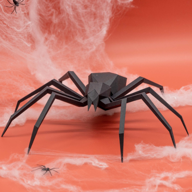 3D Spinne - Plotterdatei für Papier