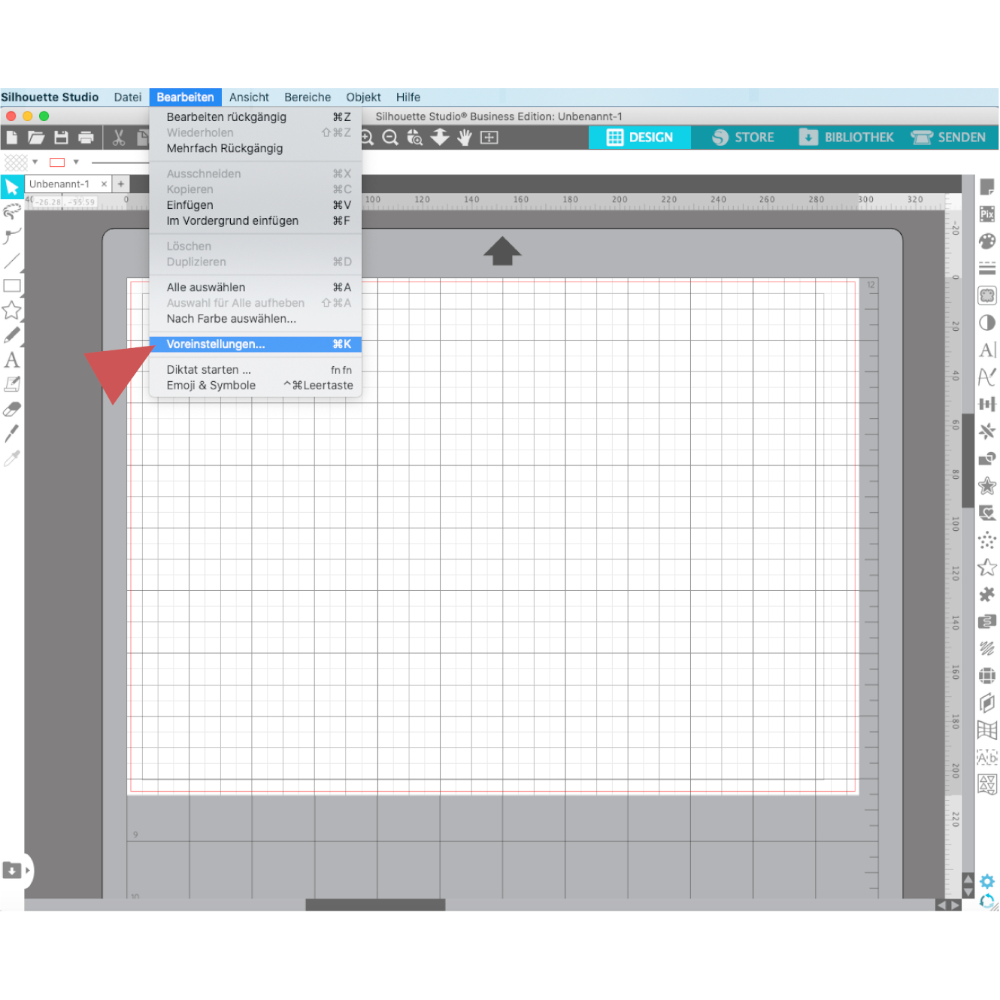 Open DXF file in Silhouette Studio at its original size