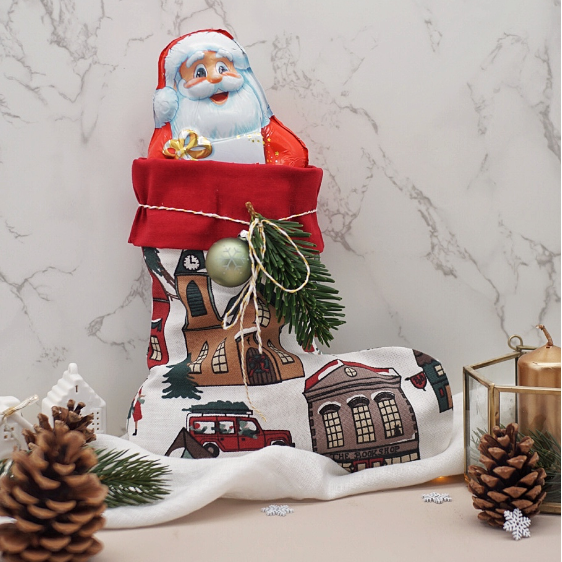 Großer Nikolausstiefel für die Weihnachtszeit für Anfänger