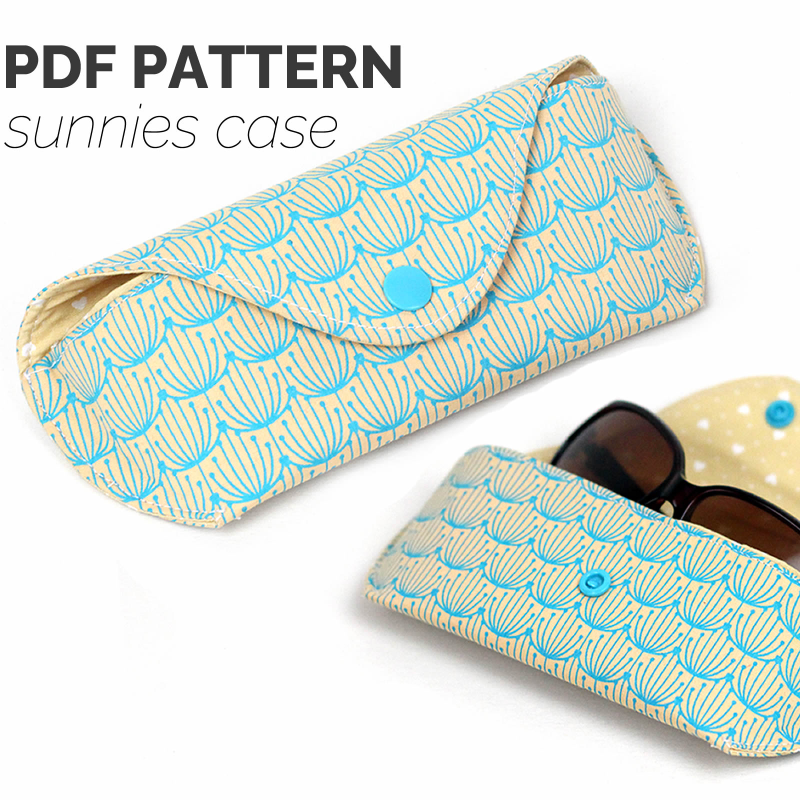 glasses sunglasses case sewing pattern sunnies bag PDF