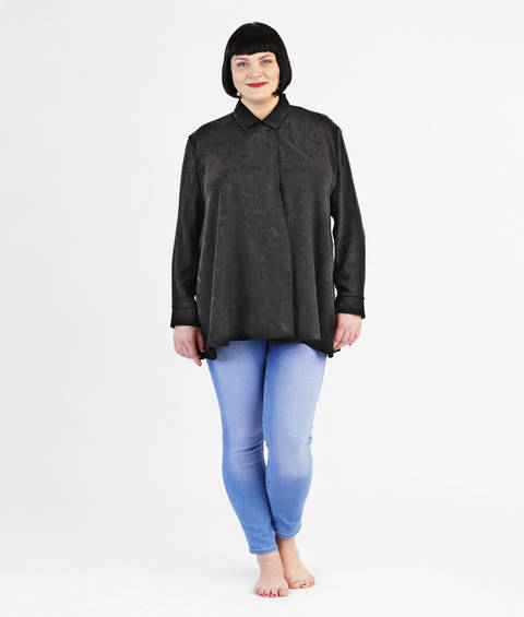 Schnittmuster und Nähanleitung Bluse Michelle für große Größen