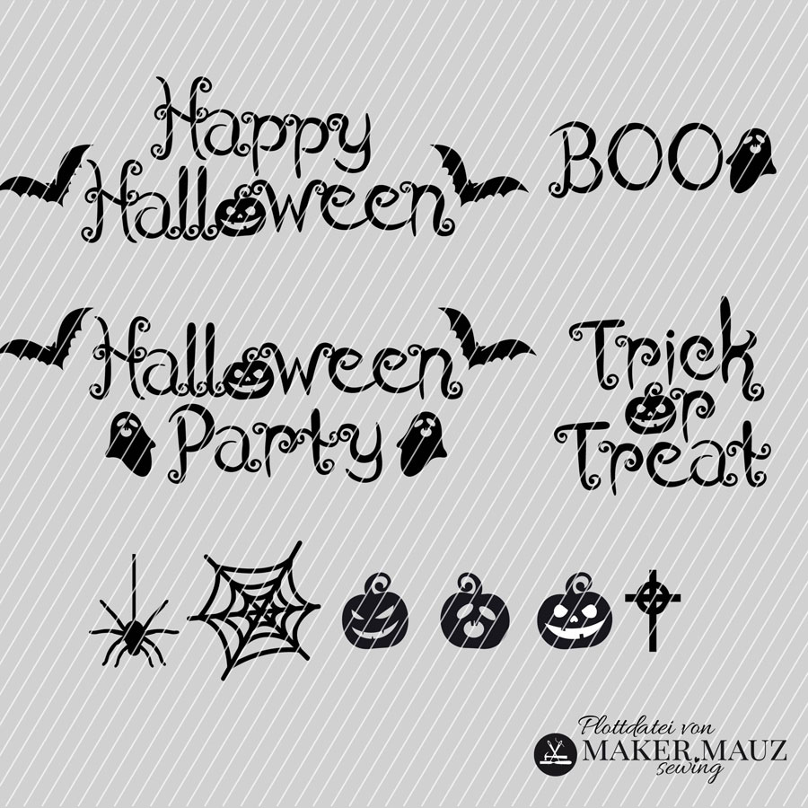 Plotter file Halloween Sayings