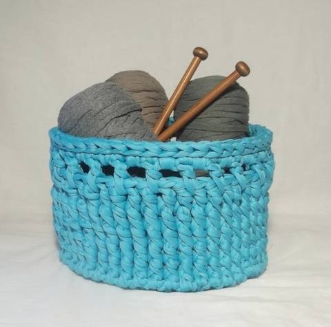 Tidy Up Baskets Crochet Pattern