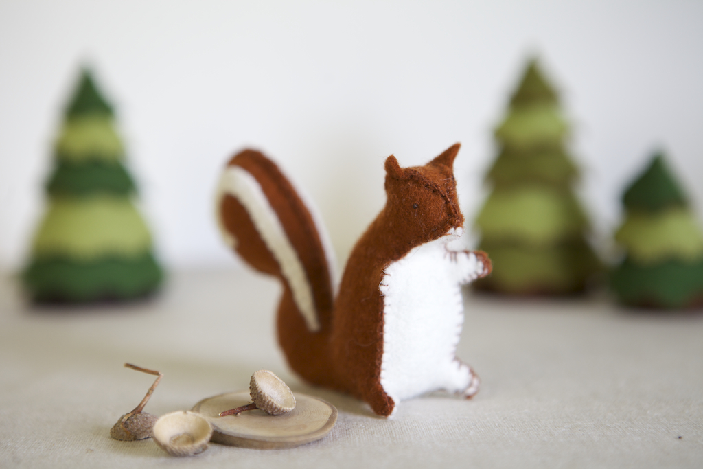 Sylvester Squirrel Sewing Pattern – DIY embroidery sewing pattern for ...