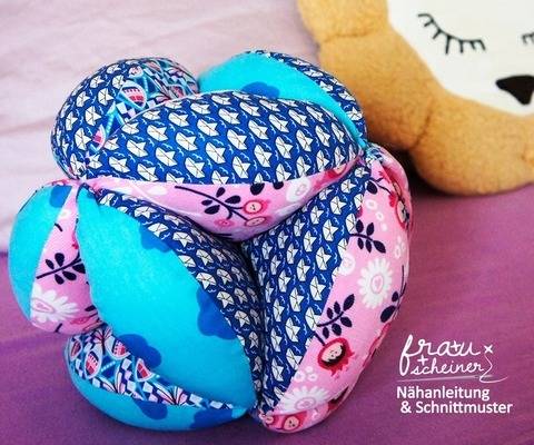 Patchwork Ball als Kuschelkissen