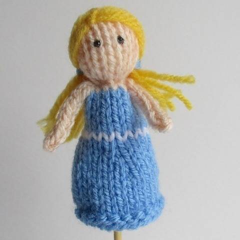 Goldilocks Finger Puppet