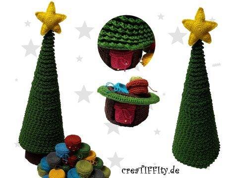 Adventskalender in Tannenform – Häkelanleitung