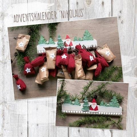 Adventskalender "Nikolaus" - Bastelanleitung