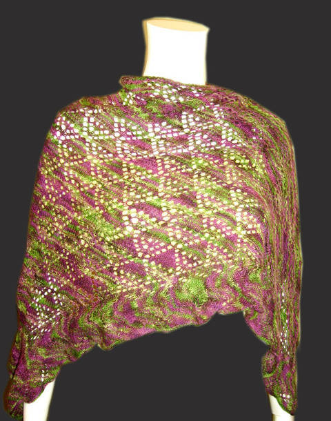 Strickanleitung - Tuch "Dornröschen"