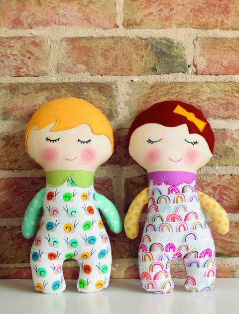 Rag doll sewing pattern tutorial (EN)