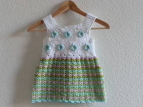 Sommer Tunika-/Kleid "Mila", Häkelanleitung