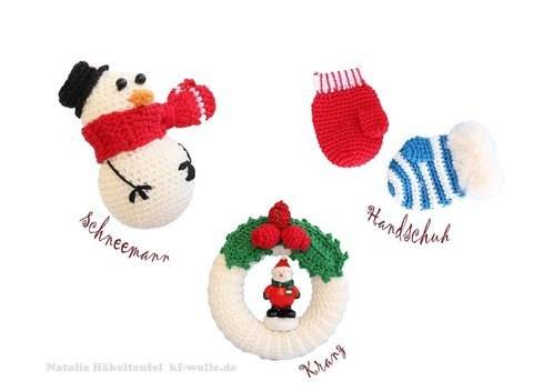 PDF-Häkelanleitung "Tannenbaumschmuck Teil II"