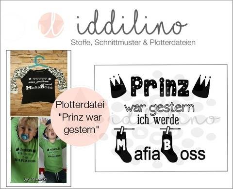 Plotterdatei "Prinz war gestern"