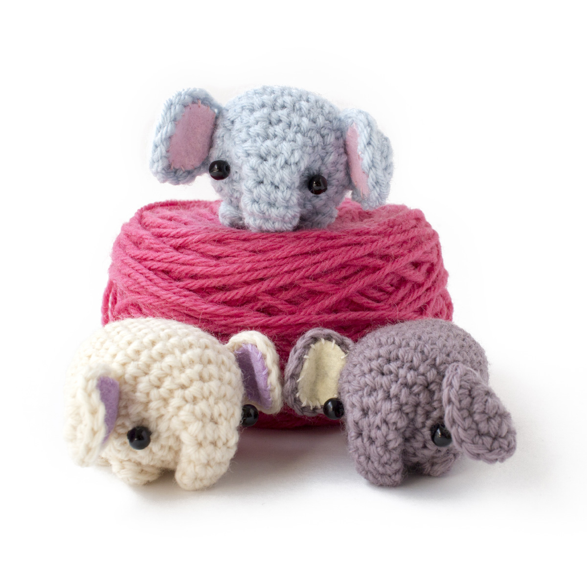 Little elephant amigurumi crochet pattern