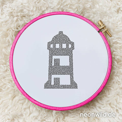 Stickdatei EEE - "Leuchtturm" 3er-Set