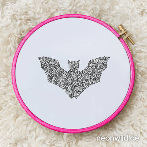 Stickdatei EEE - "Fledermaus" 10x10