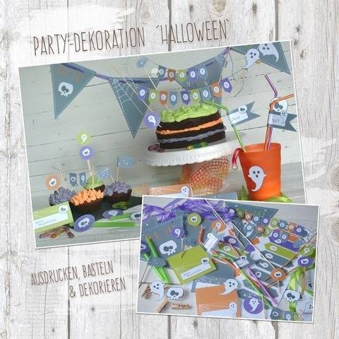 "Halloween" - DIY Partydekoration