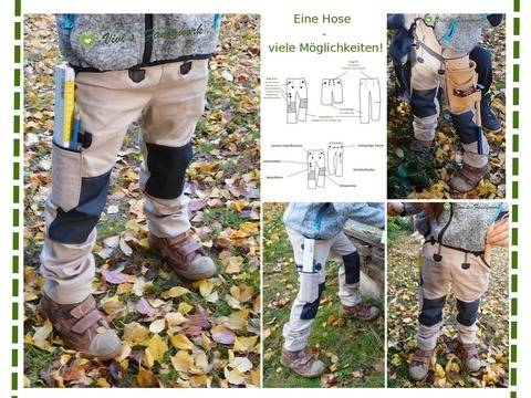 Ebook Hanjo BigKids 122-176 - Schnittmuster für Zunfthose, Arbeitshose, Alltagshose