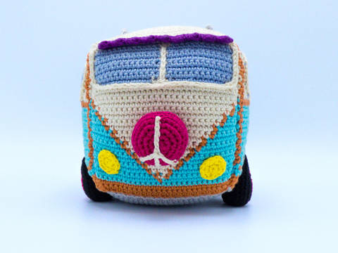 Häkelanleitung: Hippie Bus