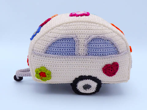 Häkelanleitung: Hippie Wohnwagen