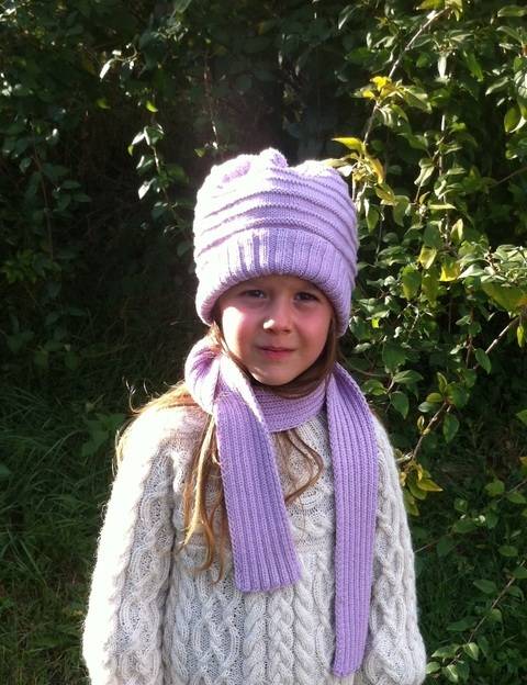 Elemiah Scarf and Hat for Girls