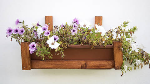 Bastelanleitung: Blumenkastenhalter