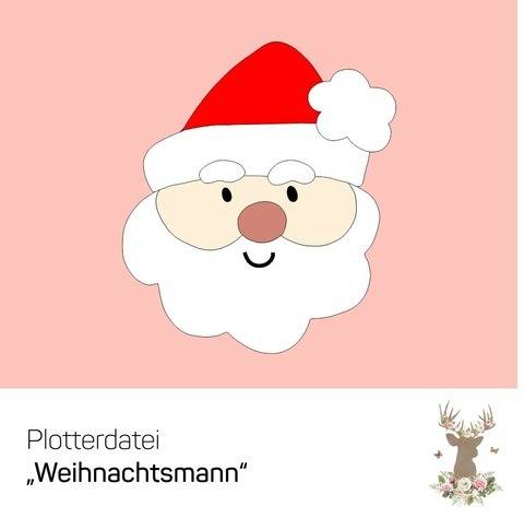 Plotterdatei "Weihnachtsmann"