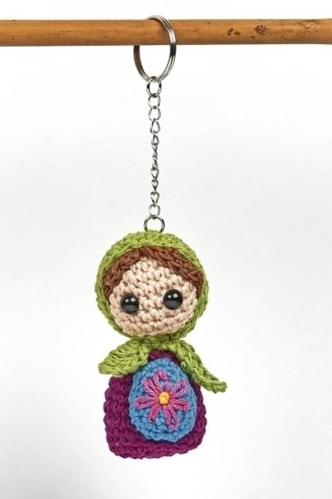 Amigurumi Schlüsselanhänger "Olga"