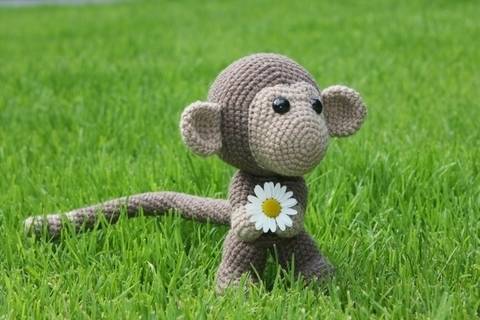 Häkelanleitung süßer Affe Chimp