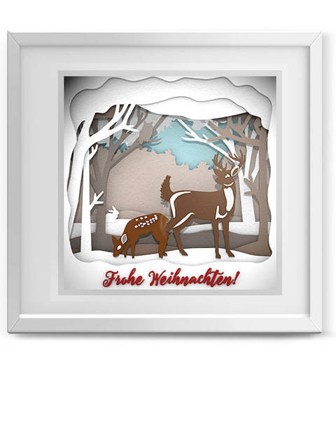 Weihnachtszauber Mega Set Plottervorlage