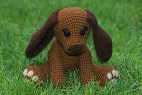 Häkelanleitung Hund Lisa