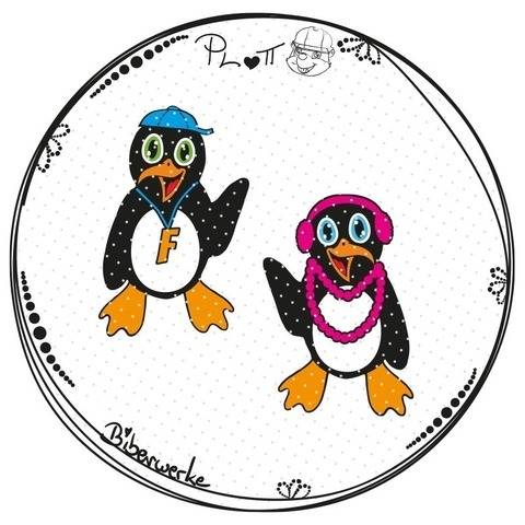 Paket Pinguine Fabienne & Fabian (Plotterdatei)