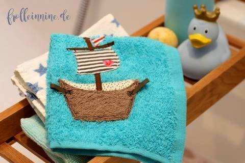 Appliziervorlage WANNENSCHIFF