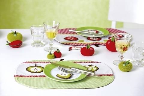 Tischdeko "Apfel" Set
