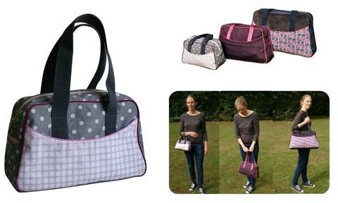 Leela-Tasche Baukasten Schnittmuster und Nähanleitung Slingtasche Rucksackfunktion