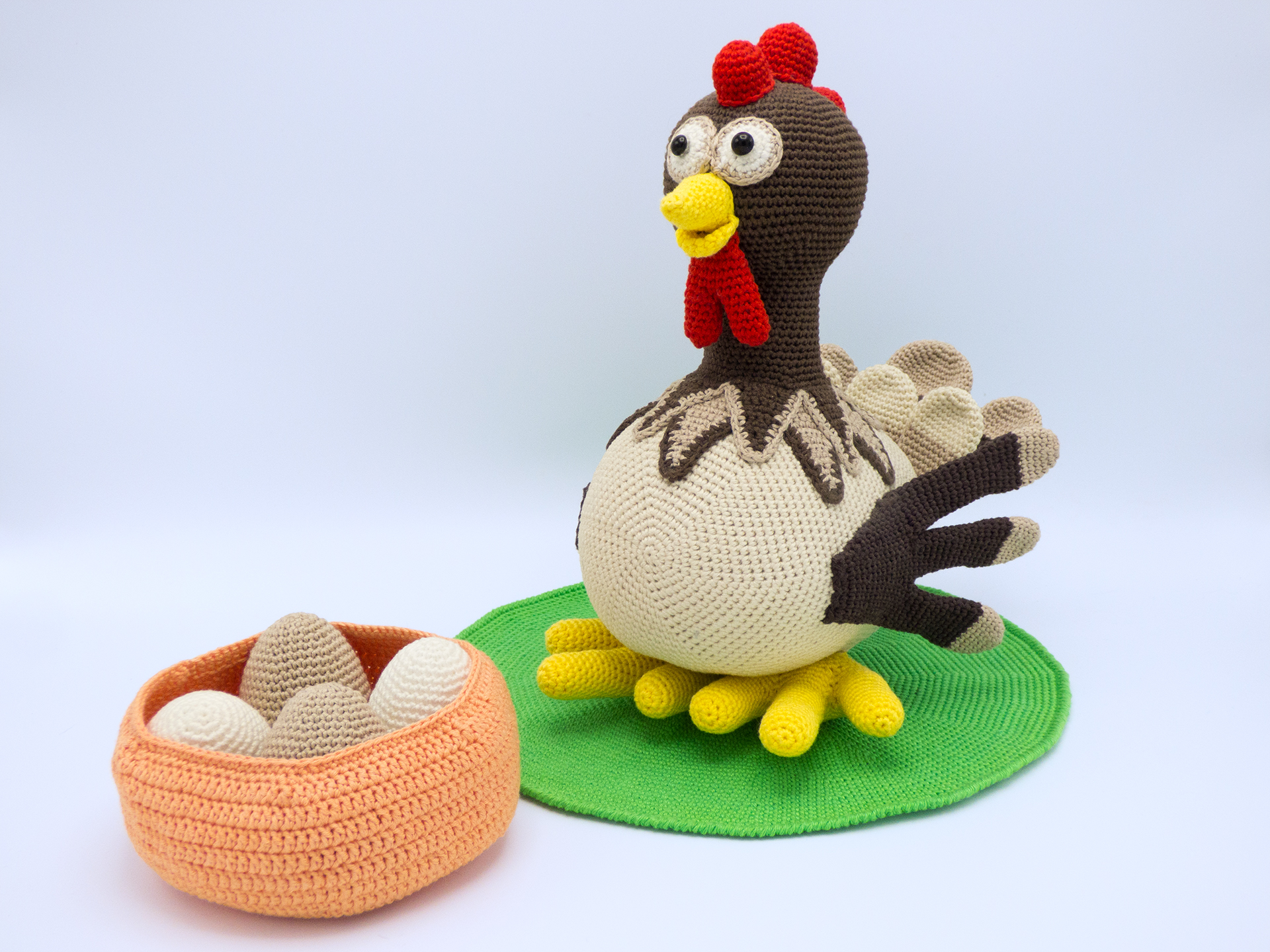 Häkelanleitung: Henne Berta