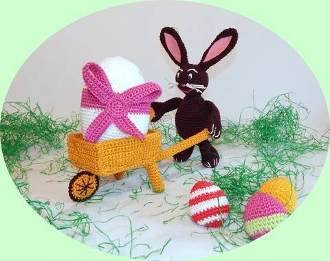 Häkelanleitung Osterdeko "Osterexpress"