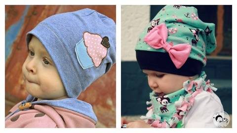 Baby Beanie für KU 34 bis 53, Nähanleitung und Schnittmuster