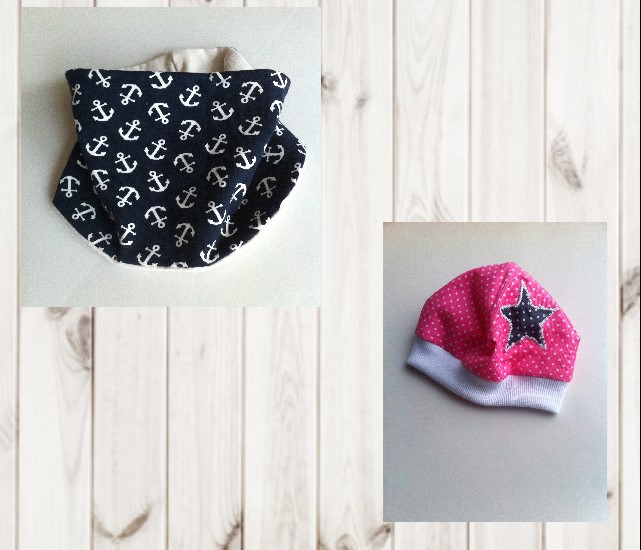 DIY Nähanleitung Kinderschal+Mütze inkl. Schnittmuster