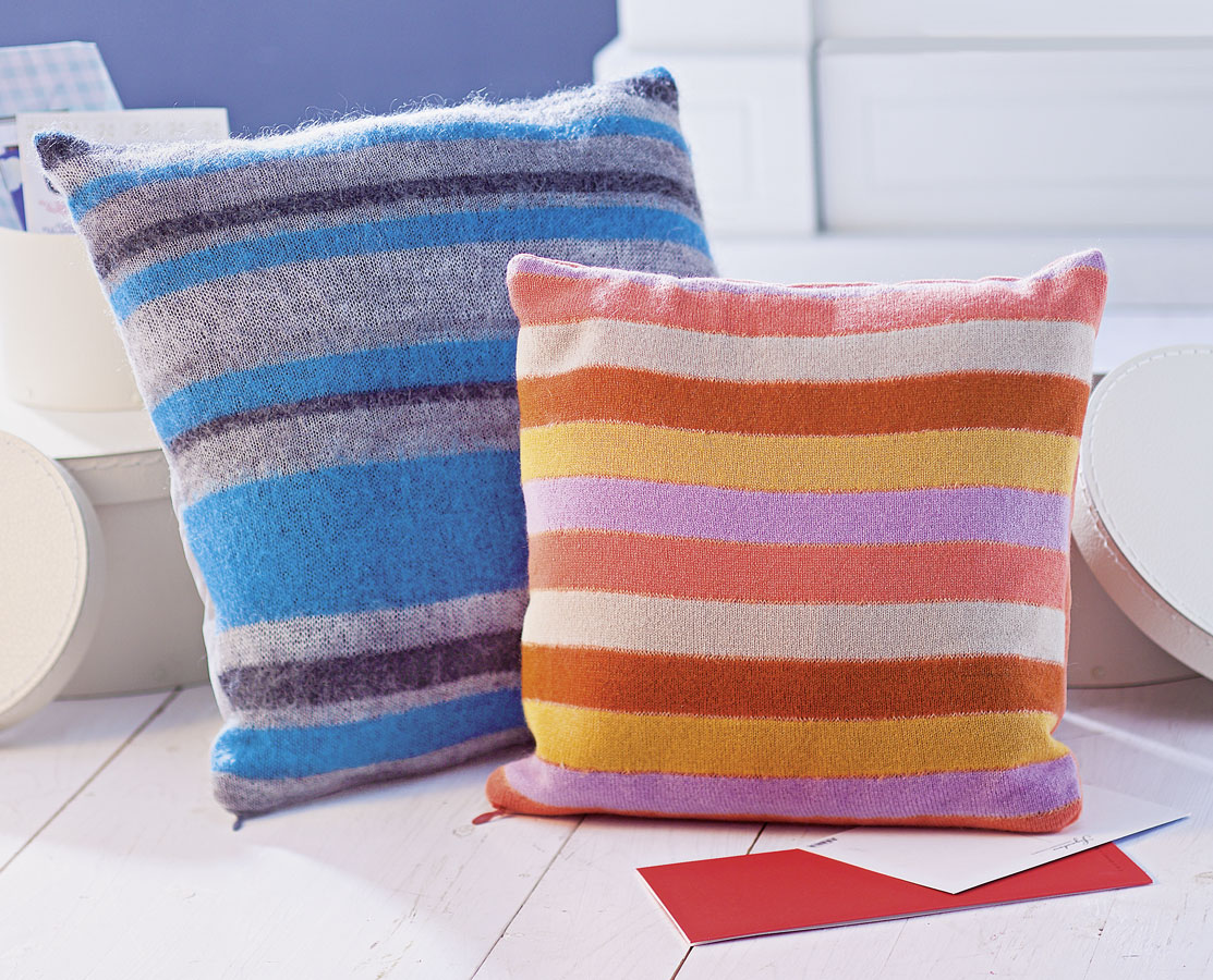 Kuschelweiche Sofakissen Nähanleitung