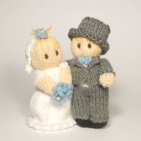 Bride and Groom Wedding Bitsy Baby Dolls